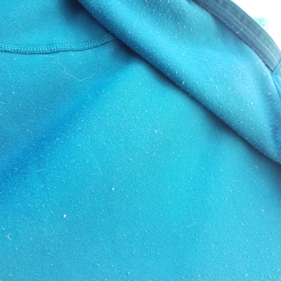 L.L. Bean Teal Blue Fleece Zip Jacket - Picture 8 of 8